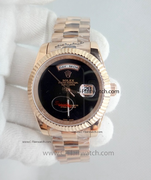 Rolex Day-Date 40mm Rose Gold President Watch - Buy Replica